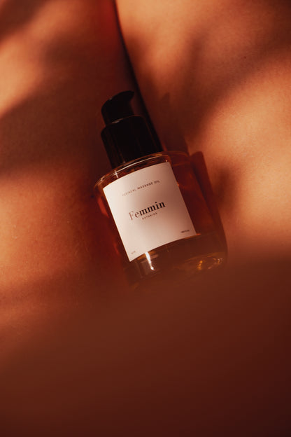 Perineal massage oil