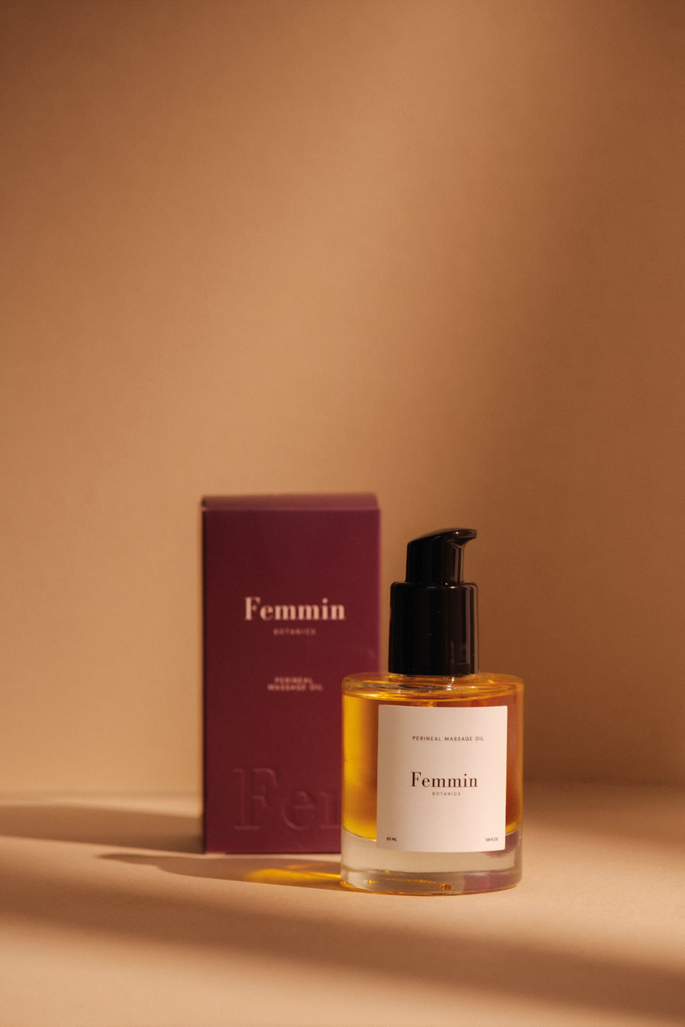 Perineal massage oil